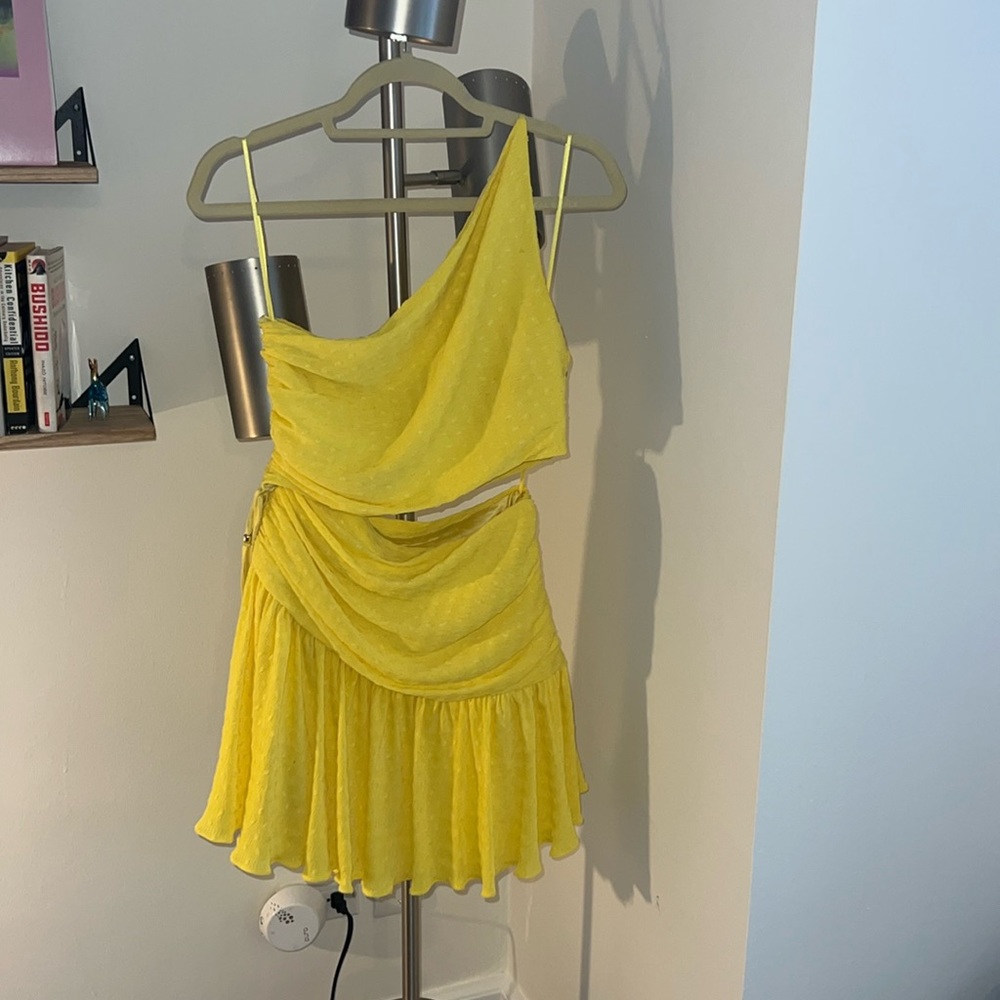 Alice McCall Lolita Mini Dress, Yellow, US 6